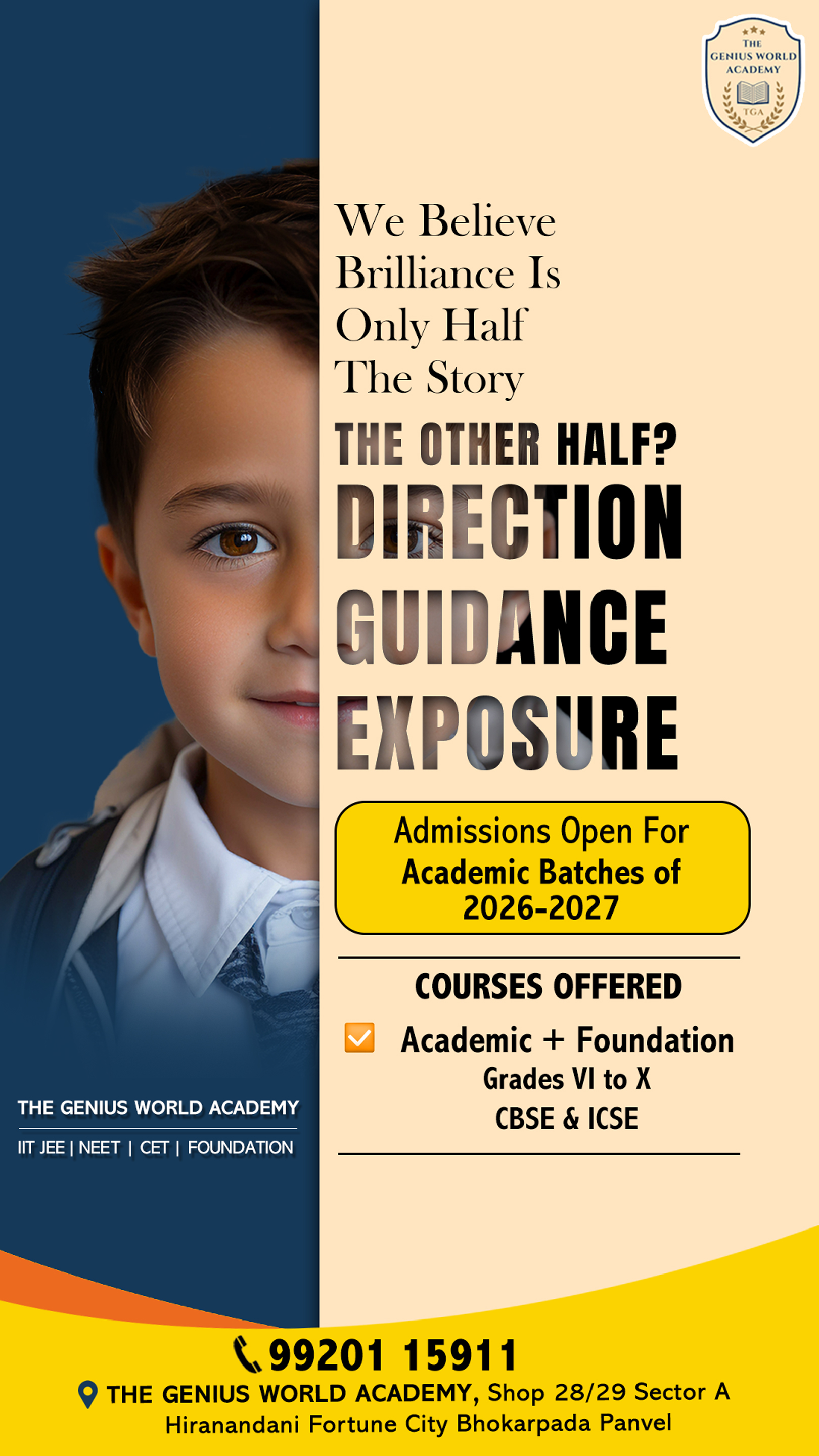 Modern coaching classroom in Navi Mumbai